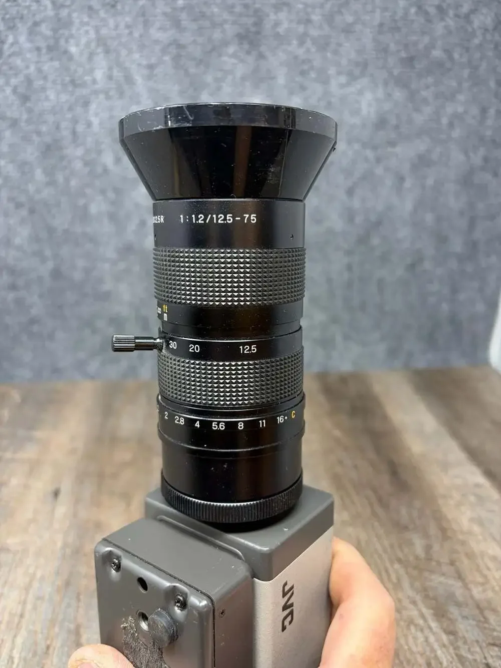 Vintage Fujinon TV Zoom Optical Lens H6x12.5D 1:1.4/12.5-75 Made in Japan